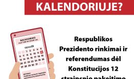 Prasideda balsavimas iš anksto Prezidento rinkimuose ir referendume