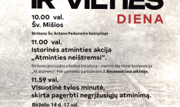 Gedulo ir vilties dienos renginiai