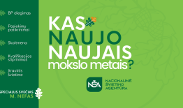 Artėjančių naujų mokslo metų aktualijos: kas naujo ir naudingo?