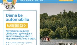 Tarptautinę dieną be automobilio keltukas „Birštonas“ į kitą Nemuno krantą kels nemokamai