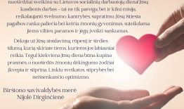 Birštono savivaldybės merės sveikinimas Socialinių darbuotojų dienos proga