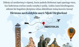 Birštono savivaldybės merės sveikinimas Pasaulinės turizmo dienos proga