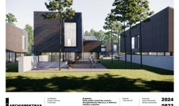 Informacinis pranešimas apie Šešių poilsio paskirties pastatų Kunigaikštienės Elenos g. 2, Birštone, statybos projektinius pasiūlymus
