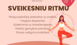 Kviečiame į programą „Sveikesniu ritmu“