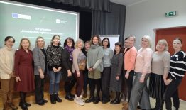 Savivaldybės ikimokyklinio ugdymo mokytojai dalyvavo ESF projekto „Ikimokyklinio ugdymo turinio kaita“ mokymuose