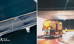Kelininkai primena – žiemos metu ypač pavojinga ant tiltų ir viadukų