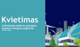 Kvietimas teikti paraiškas gauti investicinę paramą individualiems kaupimo įrenginiams