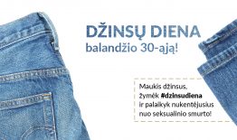 Balandžio 30 d. dėvėkime džinsus ne dėl mados, o iš solidarumo