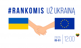 Rankomis už Ukrainą – gegužės 1 d.