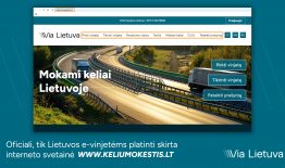 „Via Lietuva“ įspėja dėl sukčių platinamų elektroninių vinječių: kaip neįkliūti ir nepermokėti
