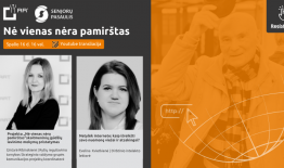 „Nė vienas nėra pamirštas“ nuotolinė paskaita