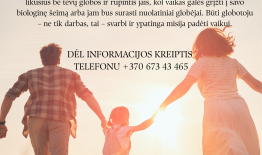 Kviečiame tapti budinčiais globotojais