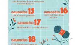 Kalėdinės veiklos jaunimui Birštone nuo gruodžio 12 d.