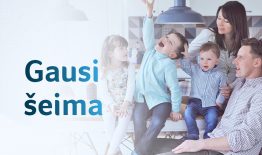 Aktualu auginantiems vaikus: kas priklauso gausioms šeimoms?
