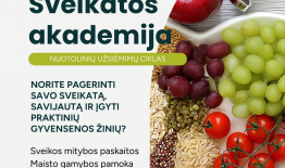 Vyks nuotolinė sveikatos stiprinimo programa ,,Sveikatos akademija“