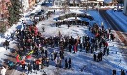 Birštone iškilmingai paminėta Lietuvos valstybės atkūrimo diena