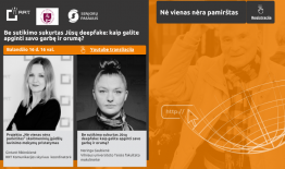 Dalyvaukite projekto „Nė vienas nėra pamirštas“ nuotolinėje paskaitoje