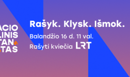 Balandžio 16 d. kviečiame rašyti Nacionalį diktantą!