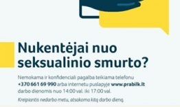 Balandis – seksualinio smurto prevencijos mėnuo