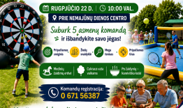 Kviečiame Birštono bendruomenes į bendruomenių sporto žaidynes