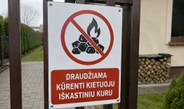 Svarbi informacija gyventojams: nuo gegužės 1 d. įsigaliojo draudimas kūrenti kietuoju iškastiniu kuru